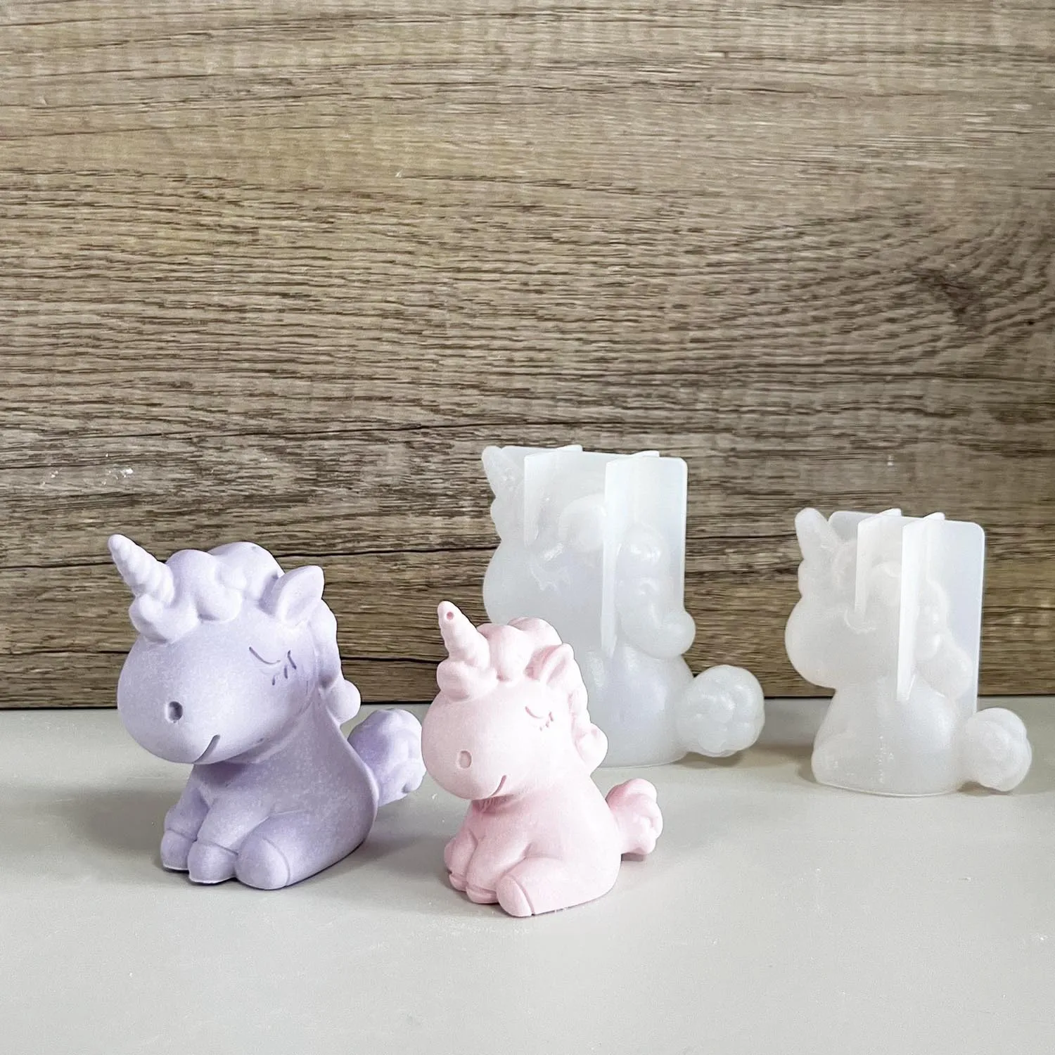 Candle Making Equipment - 3D geometrica in silicone unicorno gatto