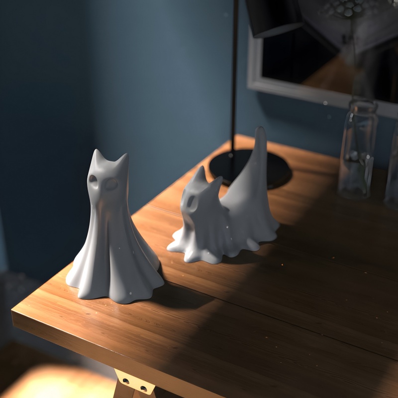 Gatto fantasma Halloween Ornam - Candle Making Equipment recensione e prezzo
