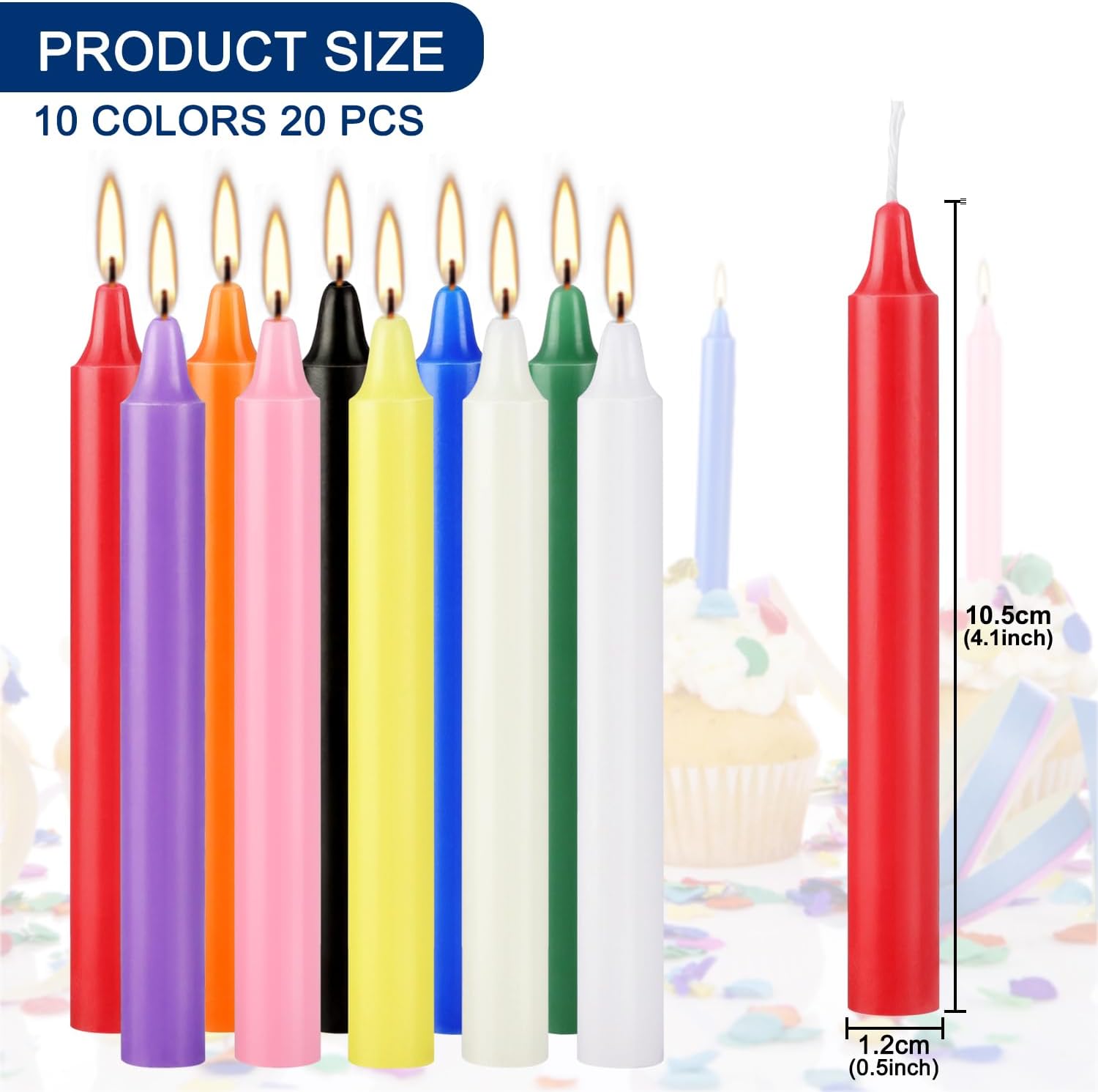 20 Candele Colorate a Bastonci - Candle Making Place recensione e prezzo