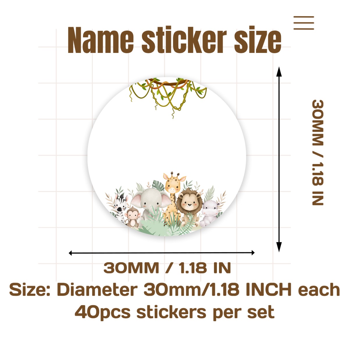 Adesivi con nome personalizzat - Label Sticker Round recensione e prezzo