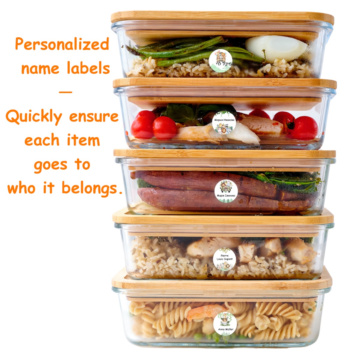 Adesivi con nome personalizzat - Label Sticker Round recensione e prezzo